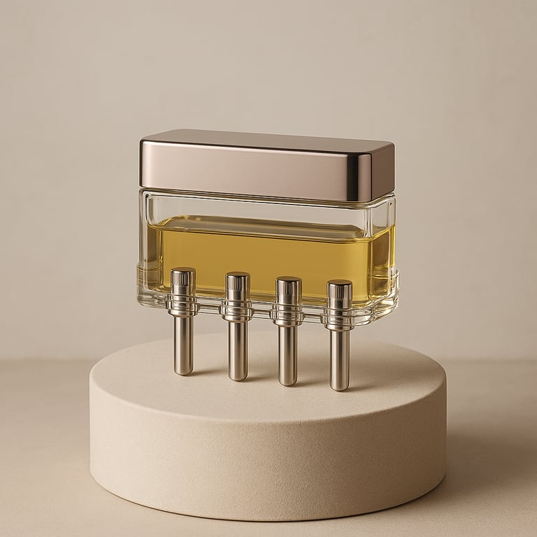 Avaia Tresses™ RLT Oil-Dispensing Massager Scalp Brush